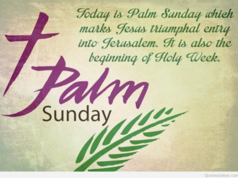 Palm Sunday