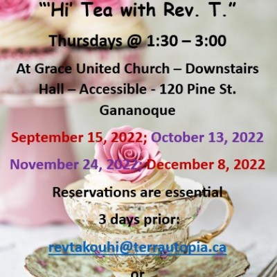 Hi Tea with Rev. T.
